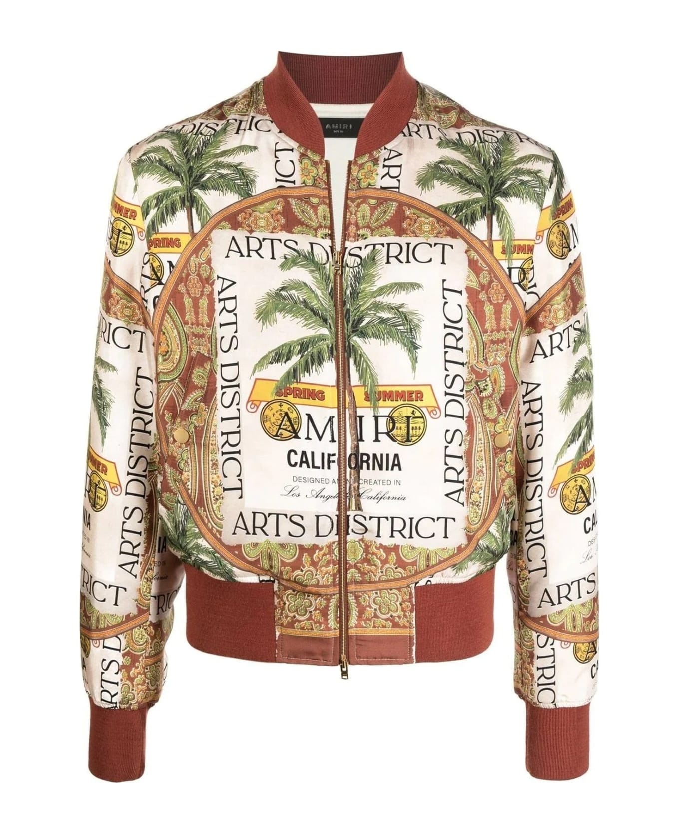 Printed Silk Jacket - 1