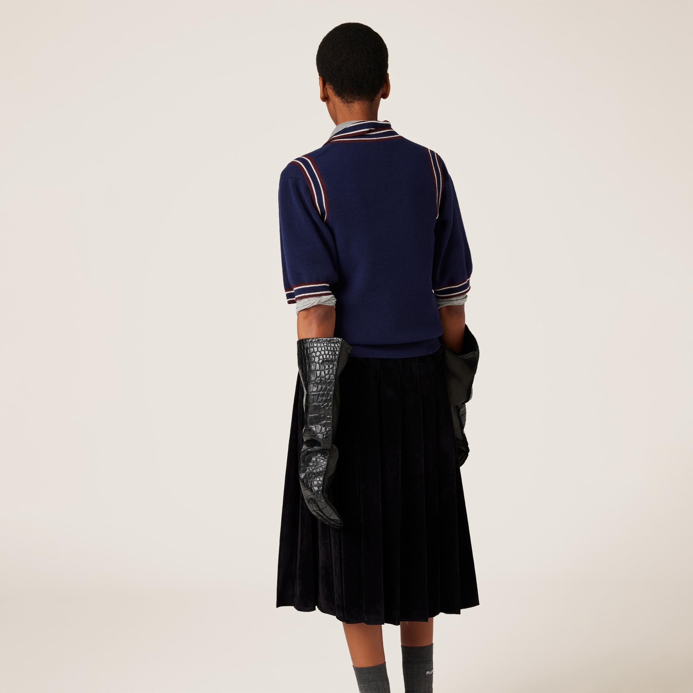 Wool and cashmere knit vest - 3