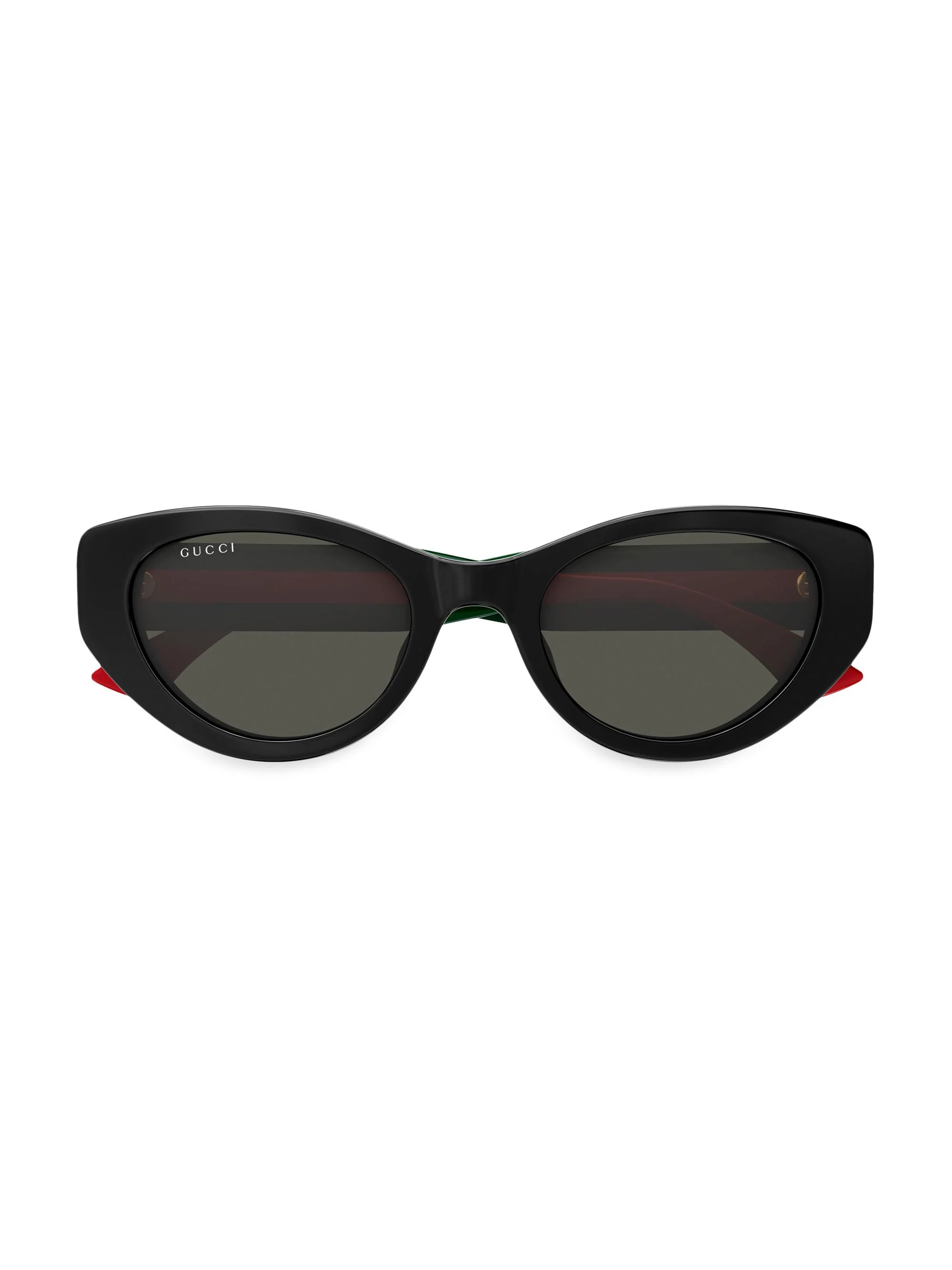 Women's New Pop Web 52MM Cat-Eye Sunglasses - Red Green Black - 1