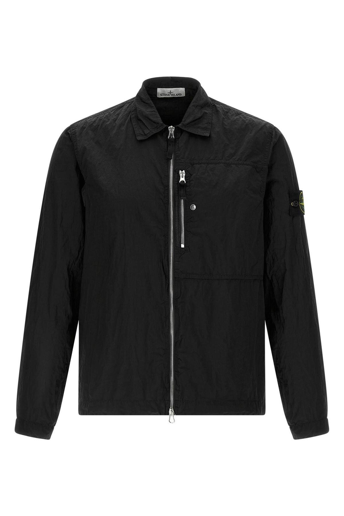 Logo badge overshirt - 1