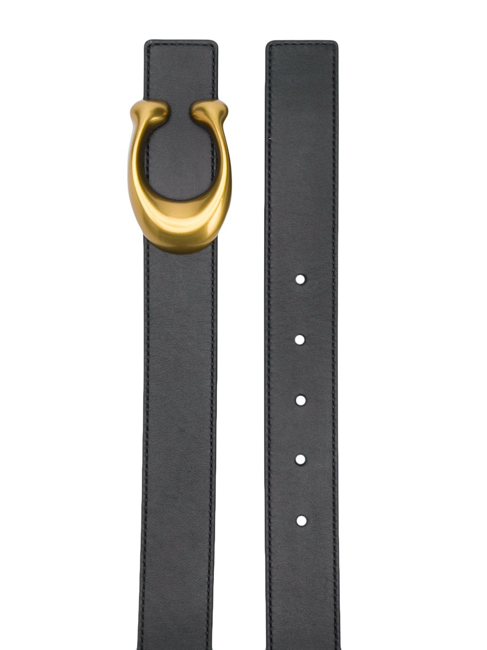 logo buckle belt - 2