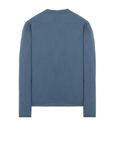 Stone Island 21013 COTTON JERSEY_GARMENT DYED AVIO BLUE outlook