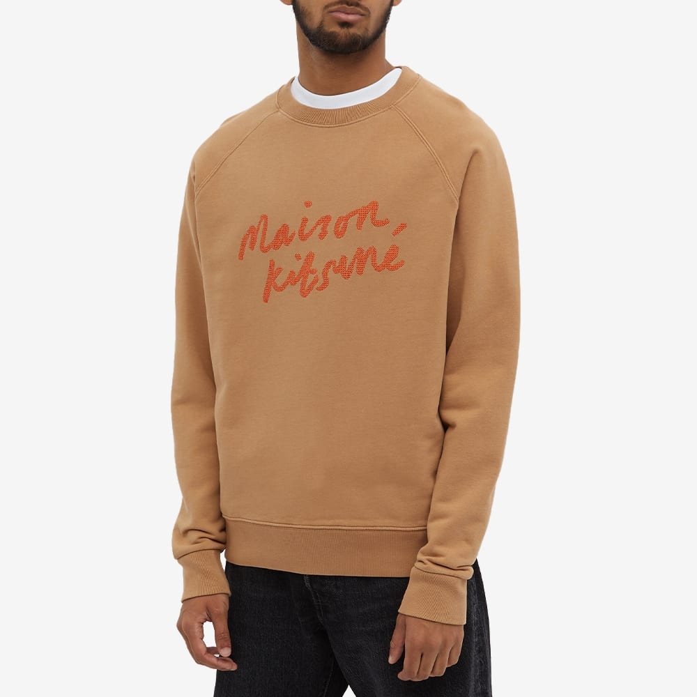 Maison Kitsuné Handwriting Clean Crew Sweat - 3