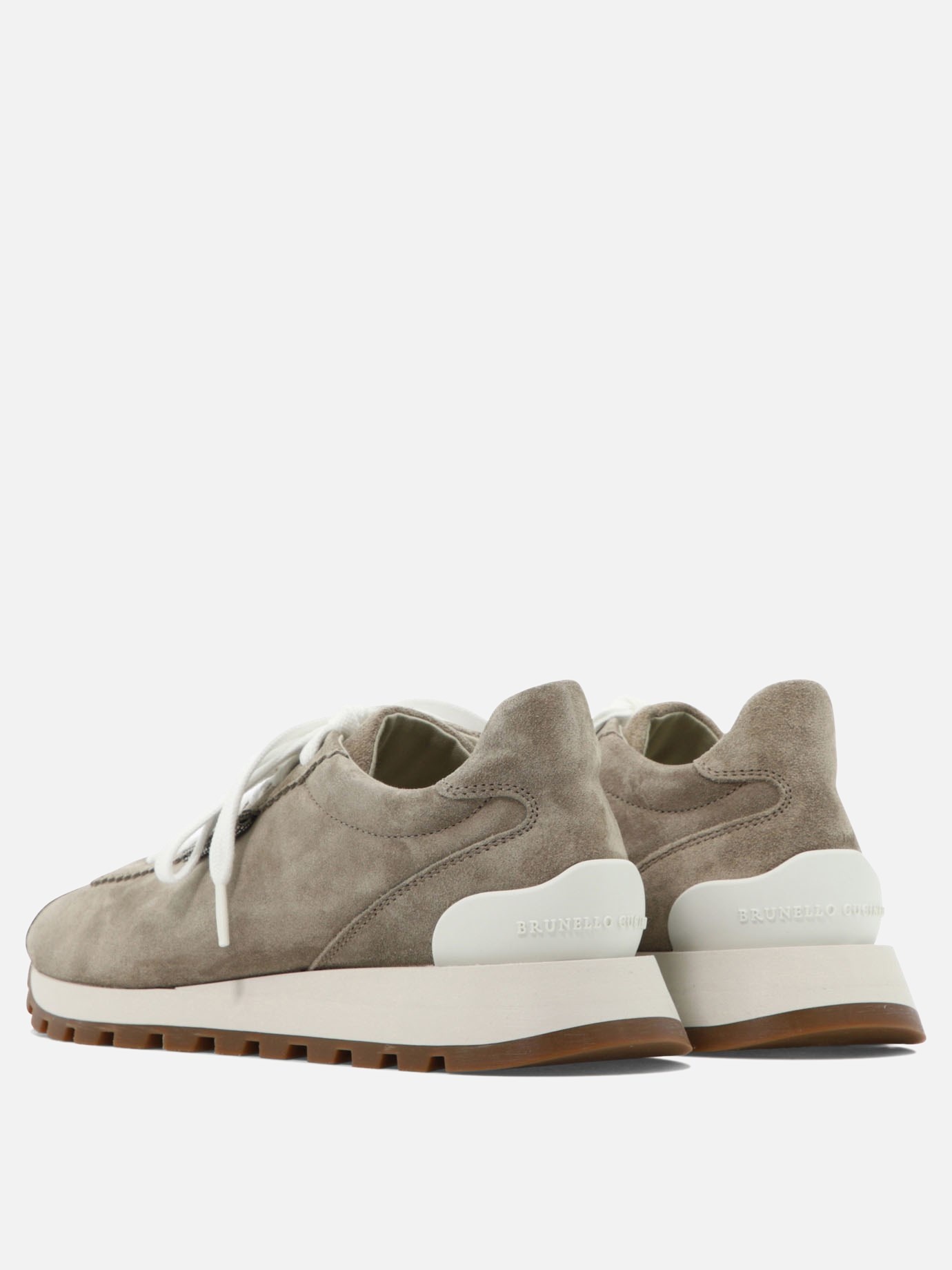 スニーカー BRUNELLO CUCINELLI SUEDE SNEAKERS WITH SHINY DETAILS Brunello Cucinelli Suede sneakers | viettishop | REVERSIBLE
