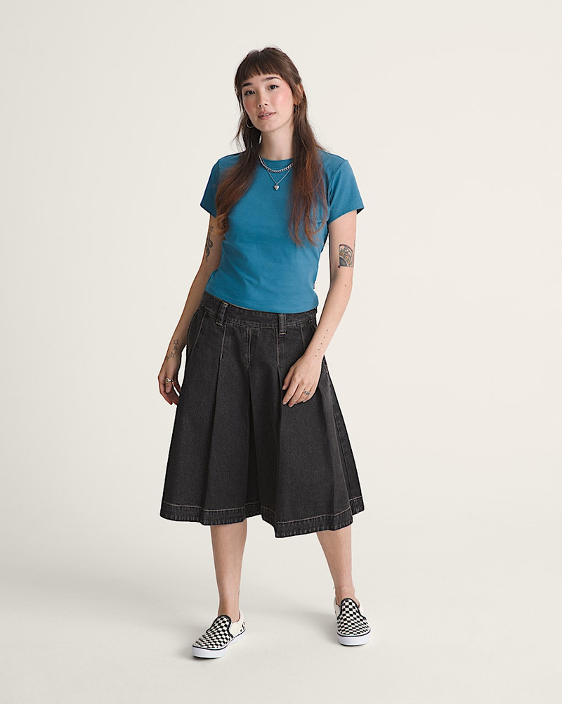 Authentic Chino Denim Skirt 4
