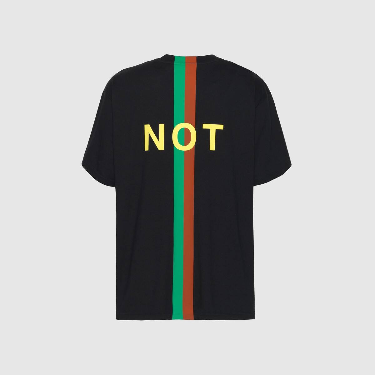 'Fake/Not' print oversize T-shirt - 7