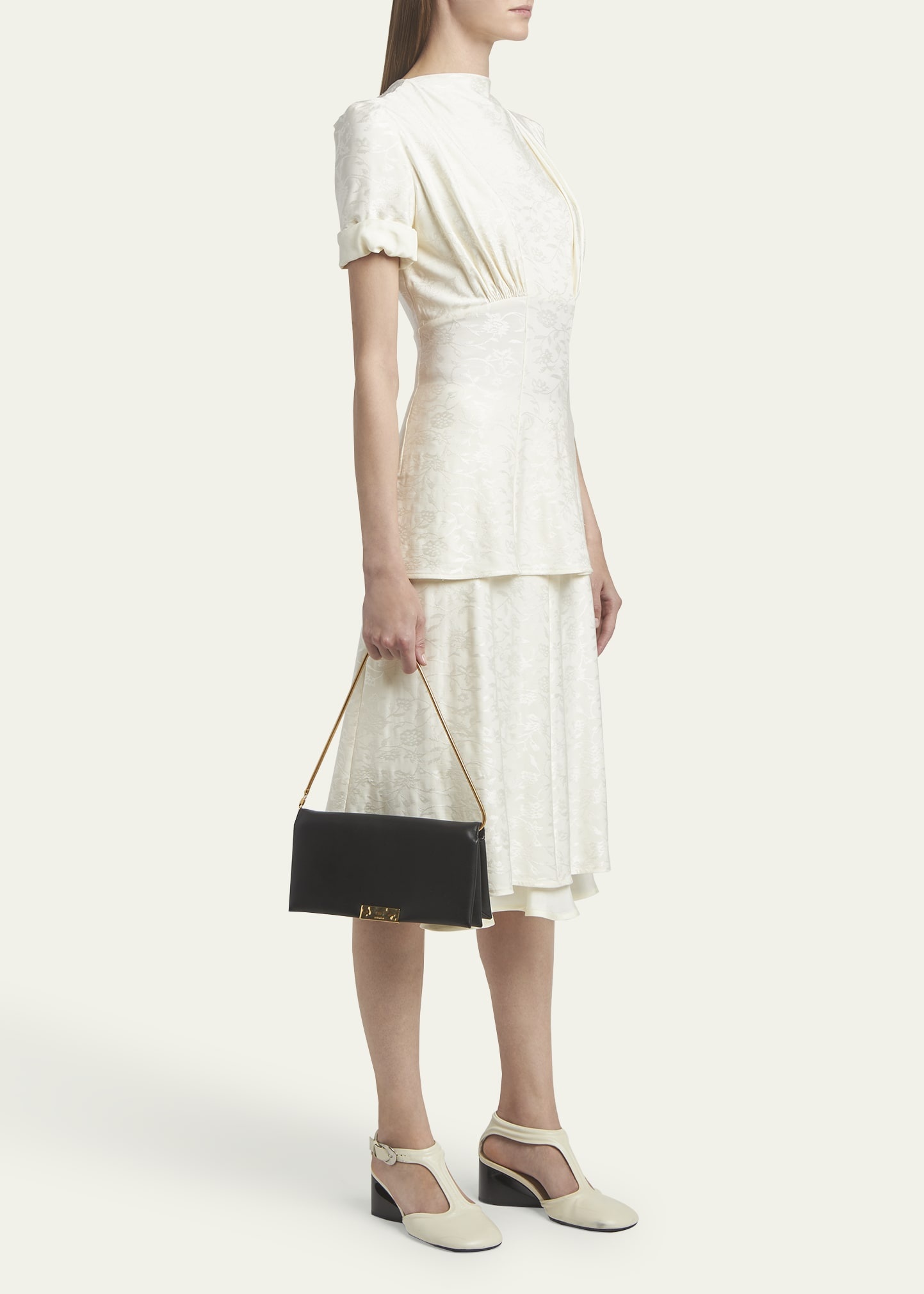 Carnet Flap Calfskin Shoulder Bag - 5
