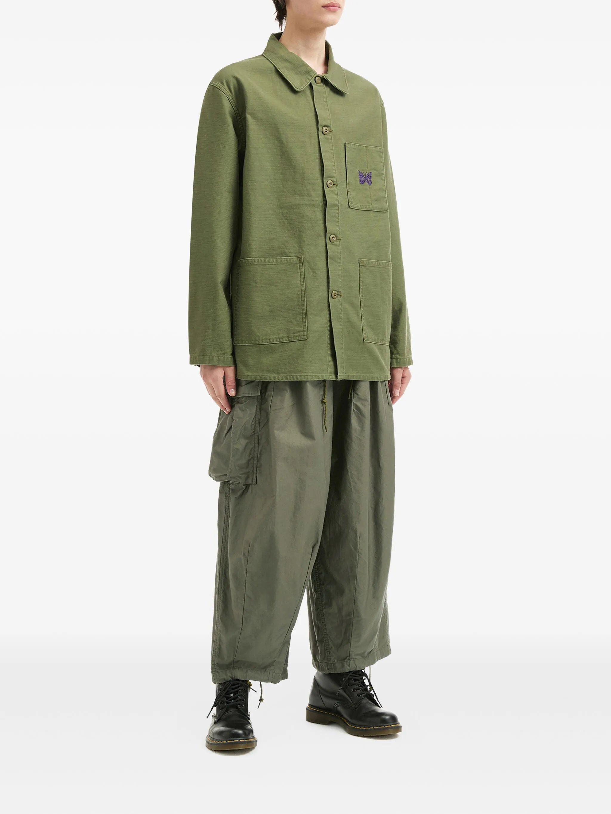 Needles Cargo-pocket Trousers - 4