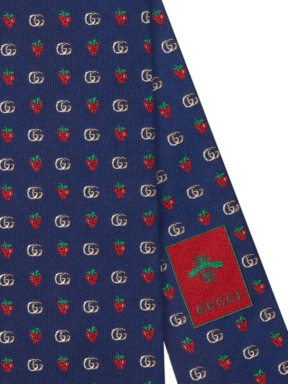 Double G strawberry tie - 2