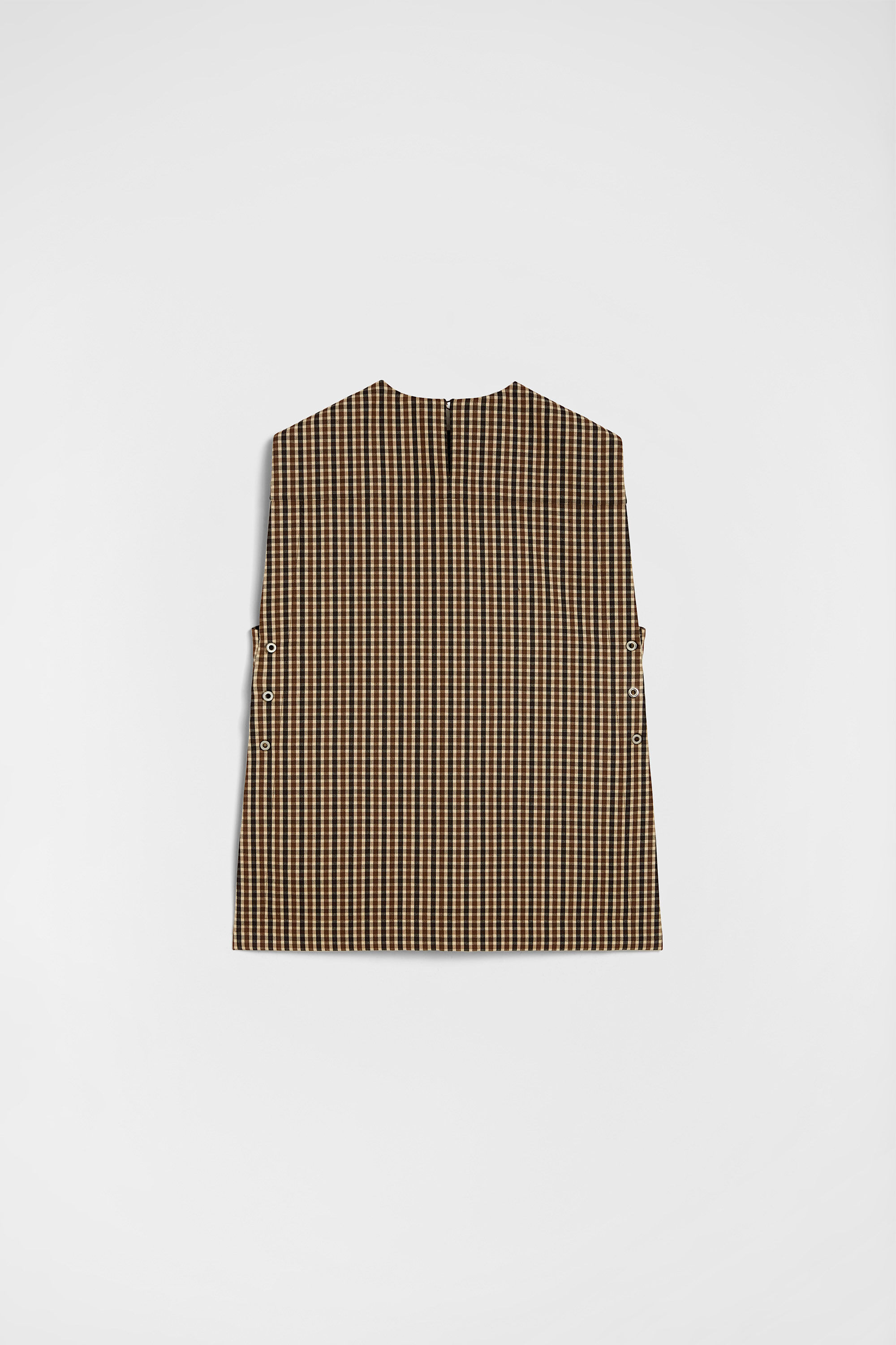 Wool Canvas Crew-Neck Vest - 6