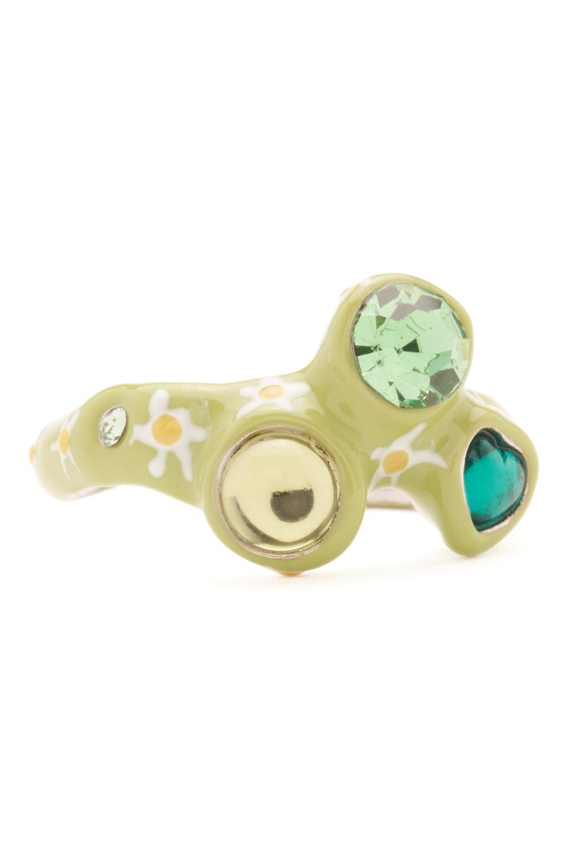Collina Strada LIME FLOWERS FLORENCE RING outlook
