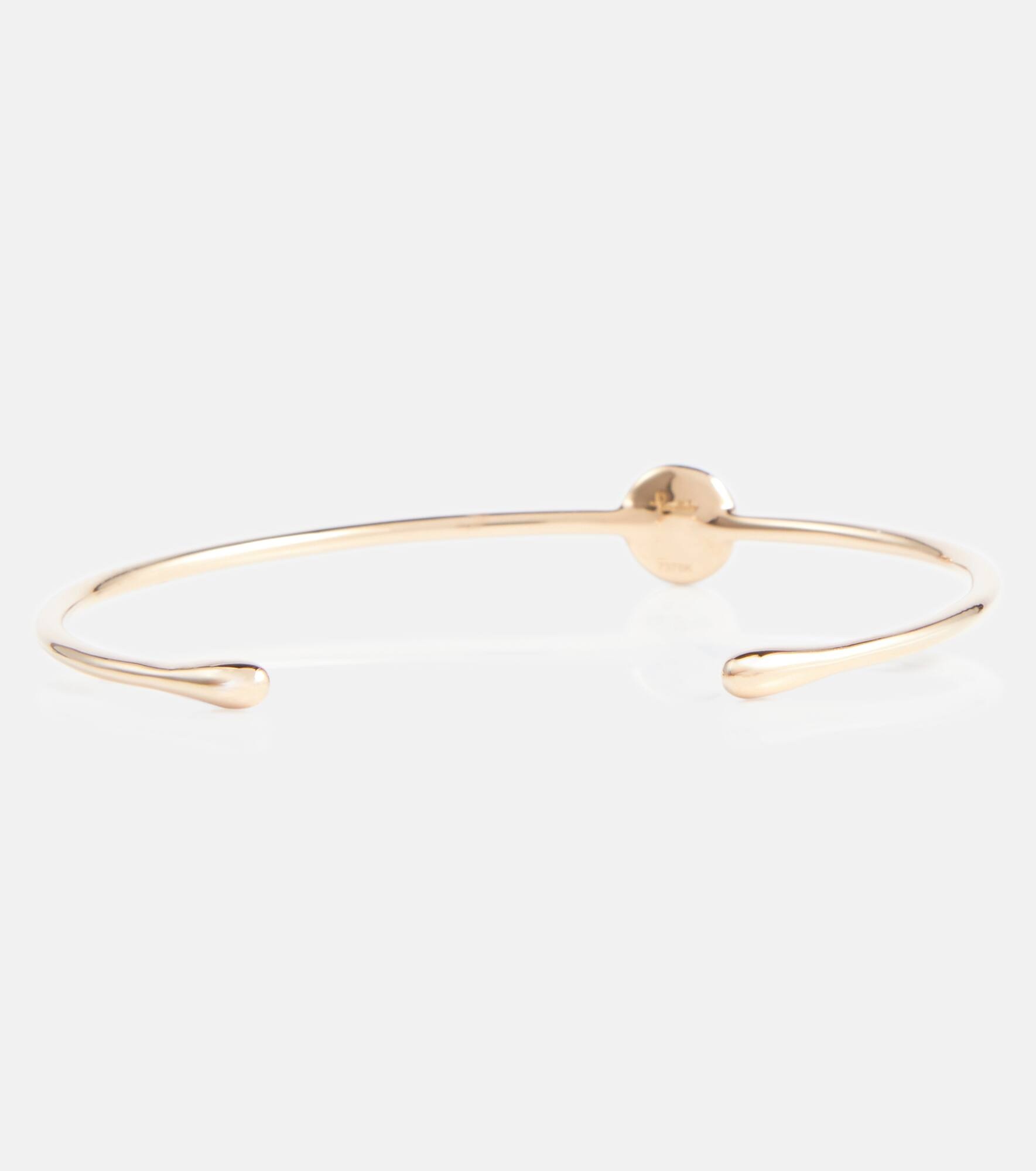 Sabbia 18kt gold bracelet with diamonds - 4