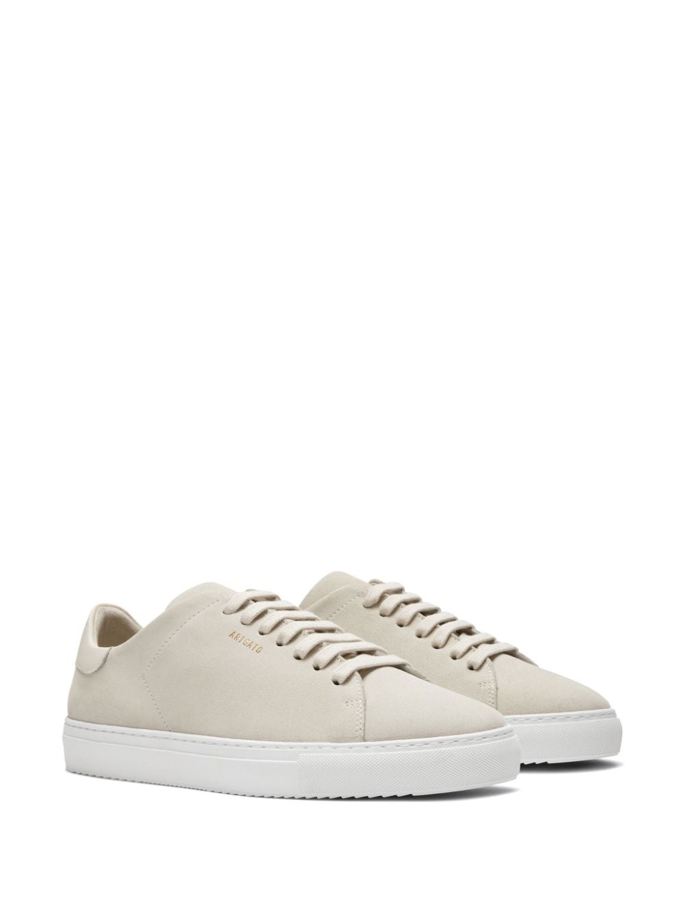 logo-print suede sneakers - 2