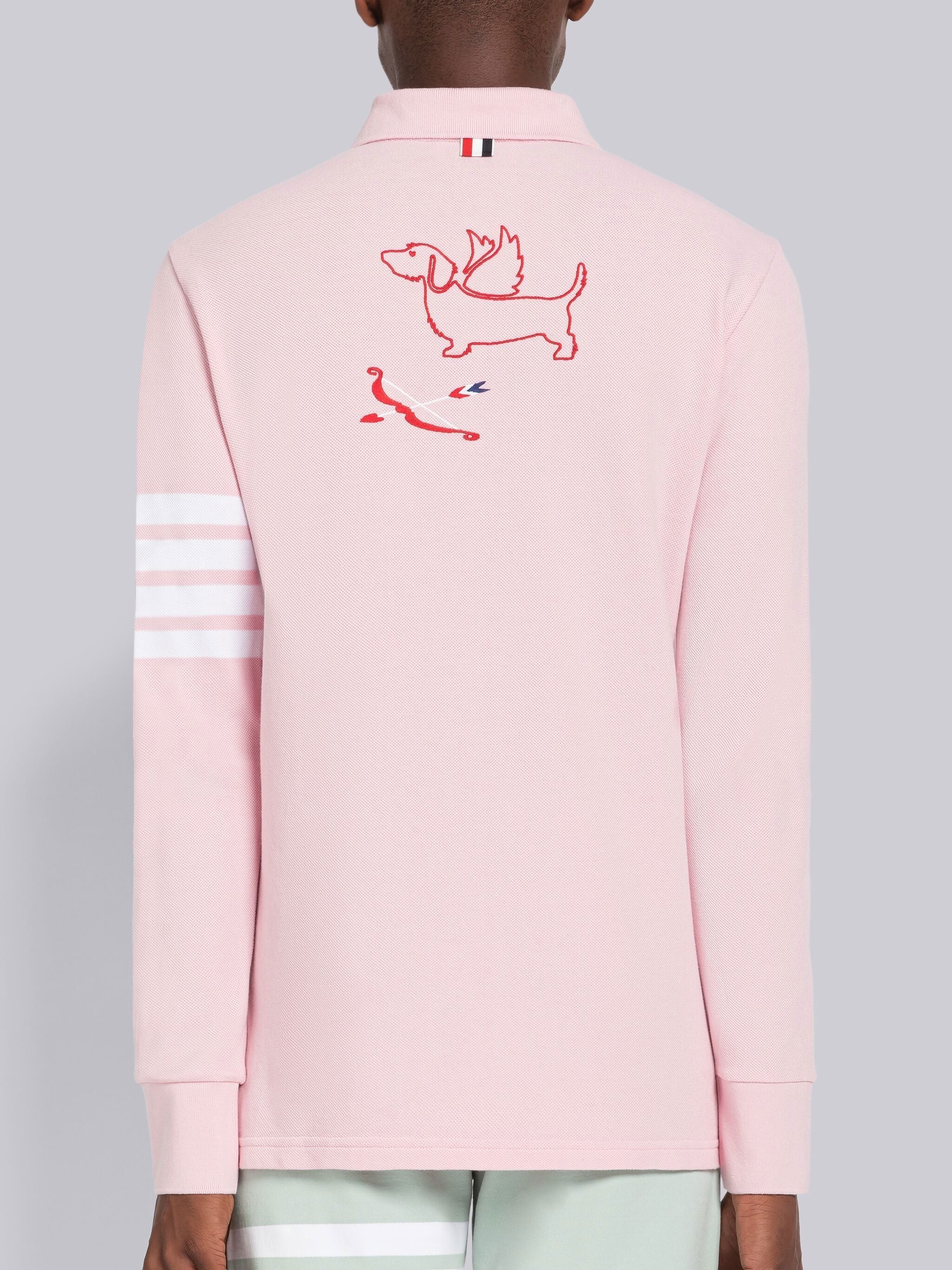 Classic Pique Hector 4-Bar Long Sleeve Polo - 3