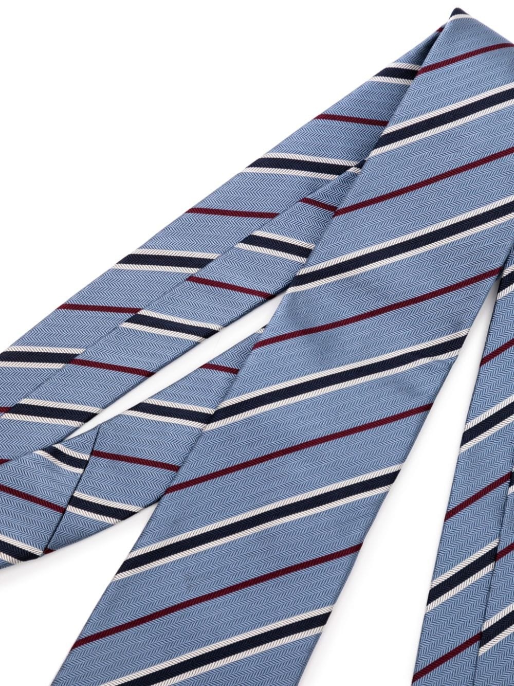striped silk tie - 2