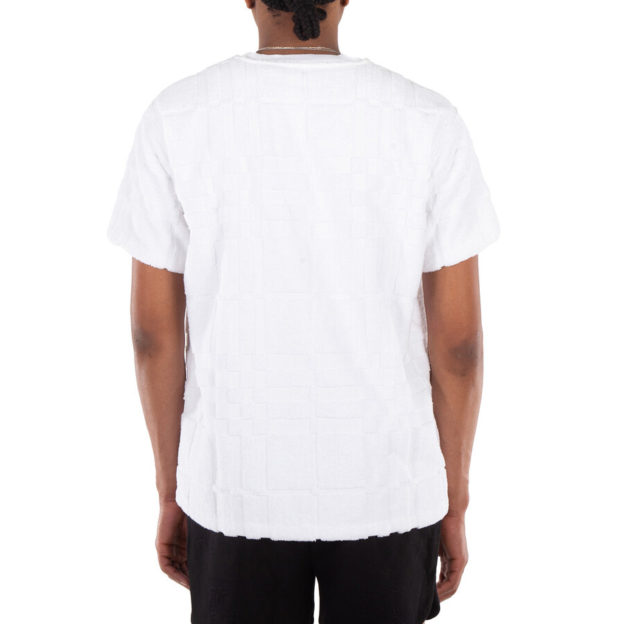 Burberry White Willesden Check Cotton T-Shirt - 3