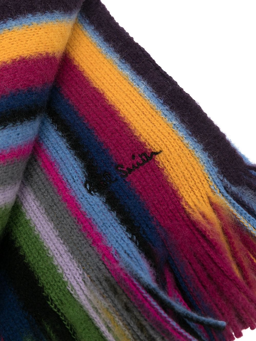 striped pattern scarf - 3