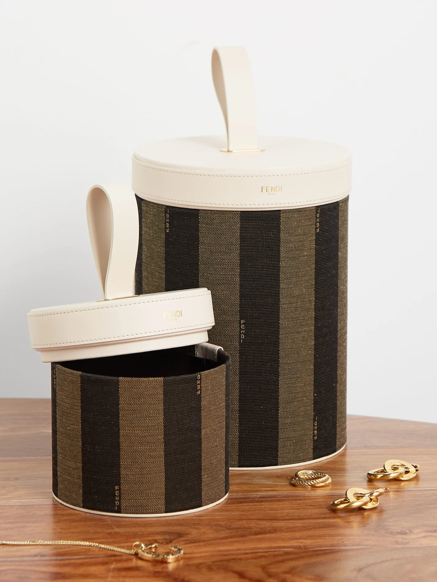 Cofanetto jacquard-stripe jewellery box - 2