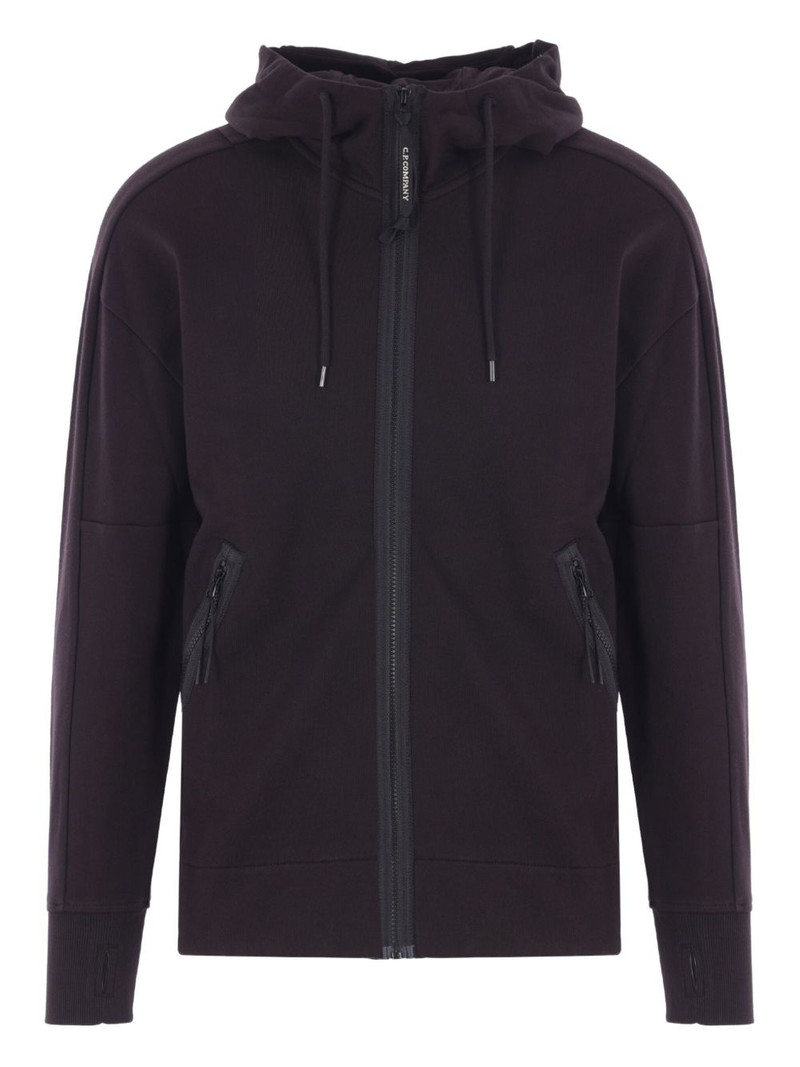 C.P. Company Goggle-detail zip-up hoodie outlook