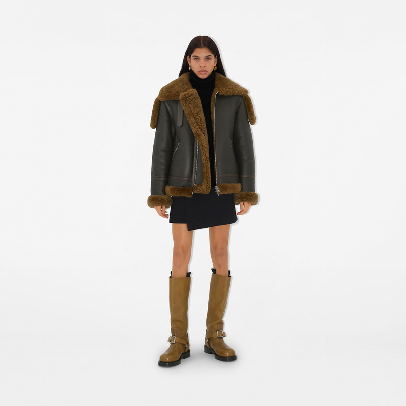 Burberry Shearling Aviator Jacket outlook
