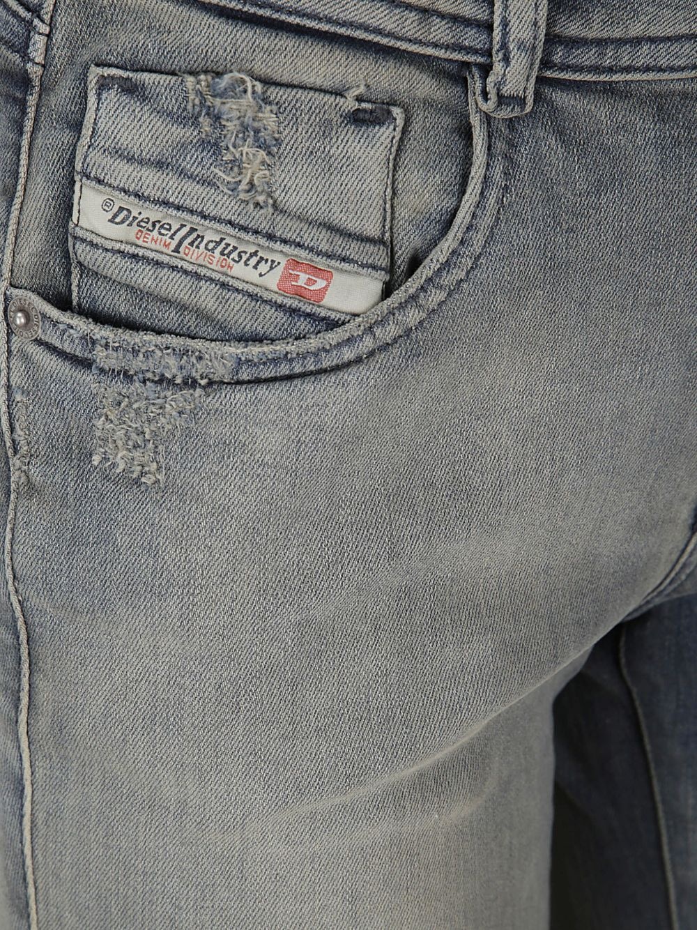 embroidered detailing bootcut jeans - 3