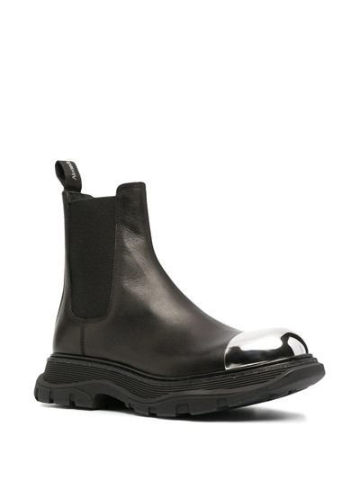 Alexander McQueen contrast toe-cap Chelsea boots outlook