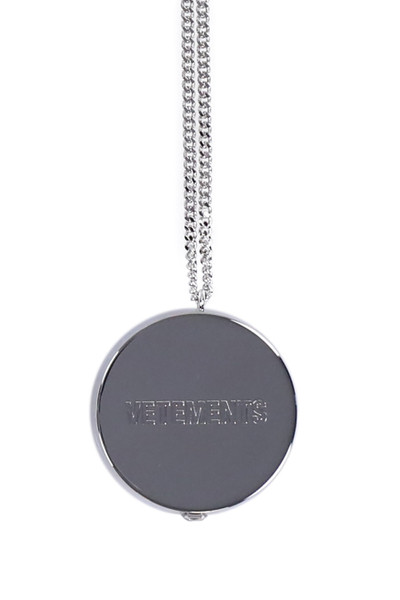 VETEMENTS GRINDED NECKLACE / SIL outlook