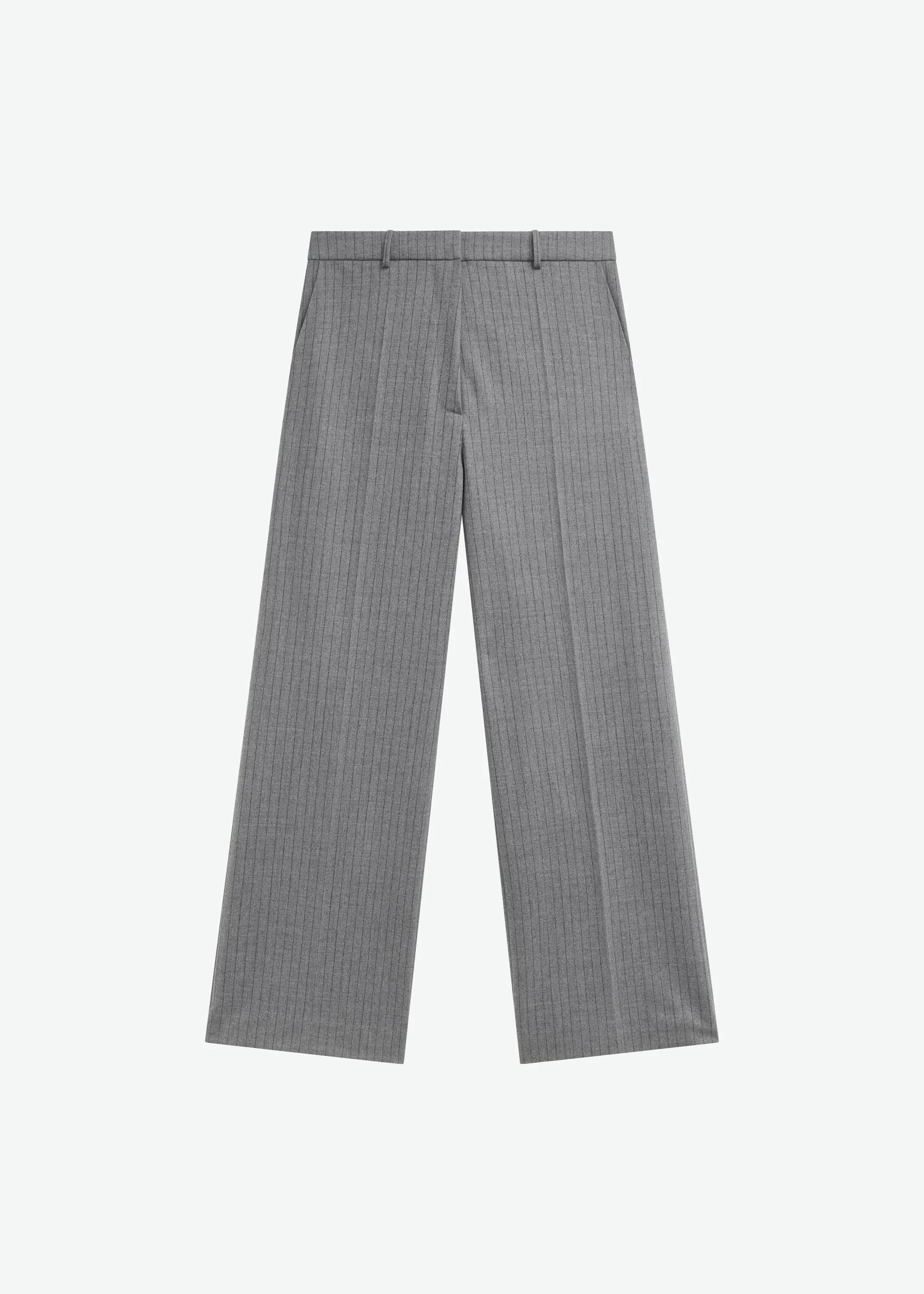 Brickell Striped Trousers - Grey/Brown - 1