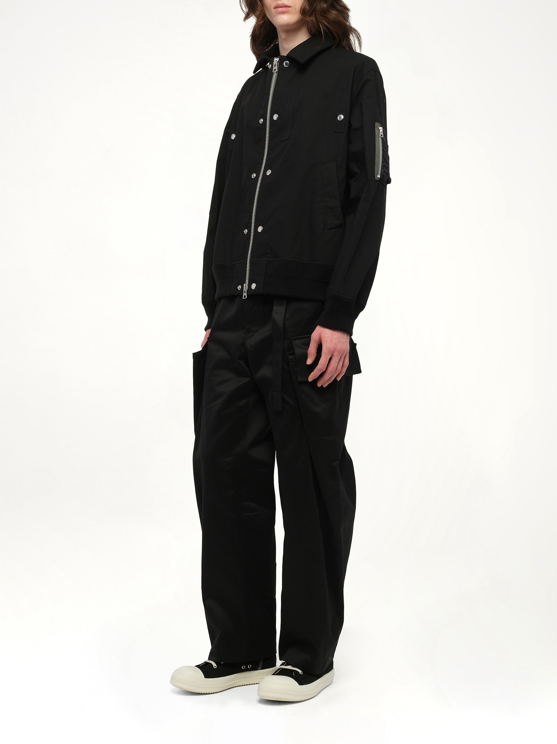 Rip Stop Blouson in Black - 4