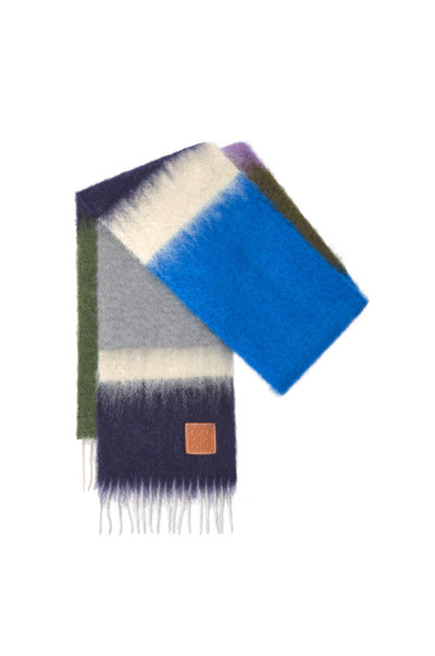 Loewe Stripes scarf in mohair outlook