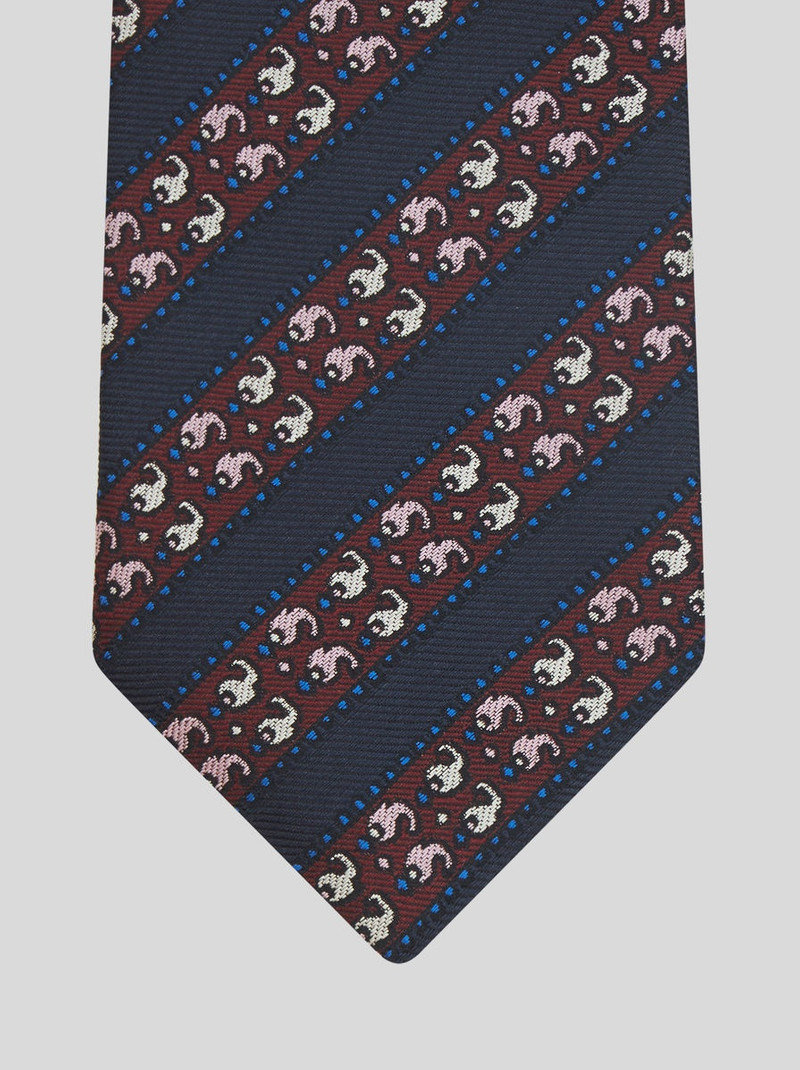 GEOMETRIC PATTERN REGIMENTAL TIE 3