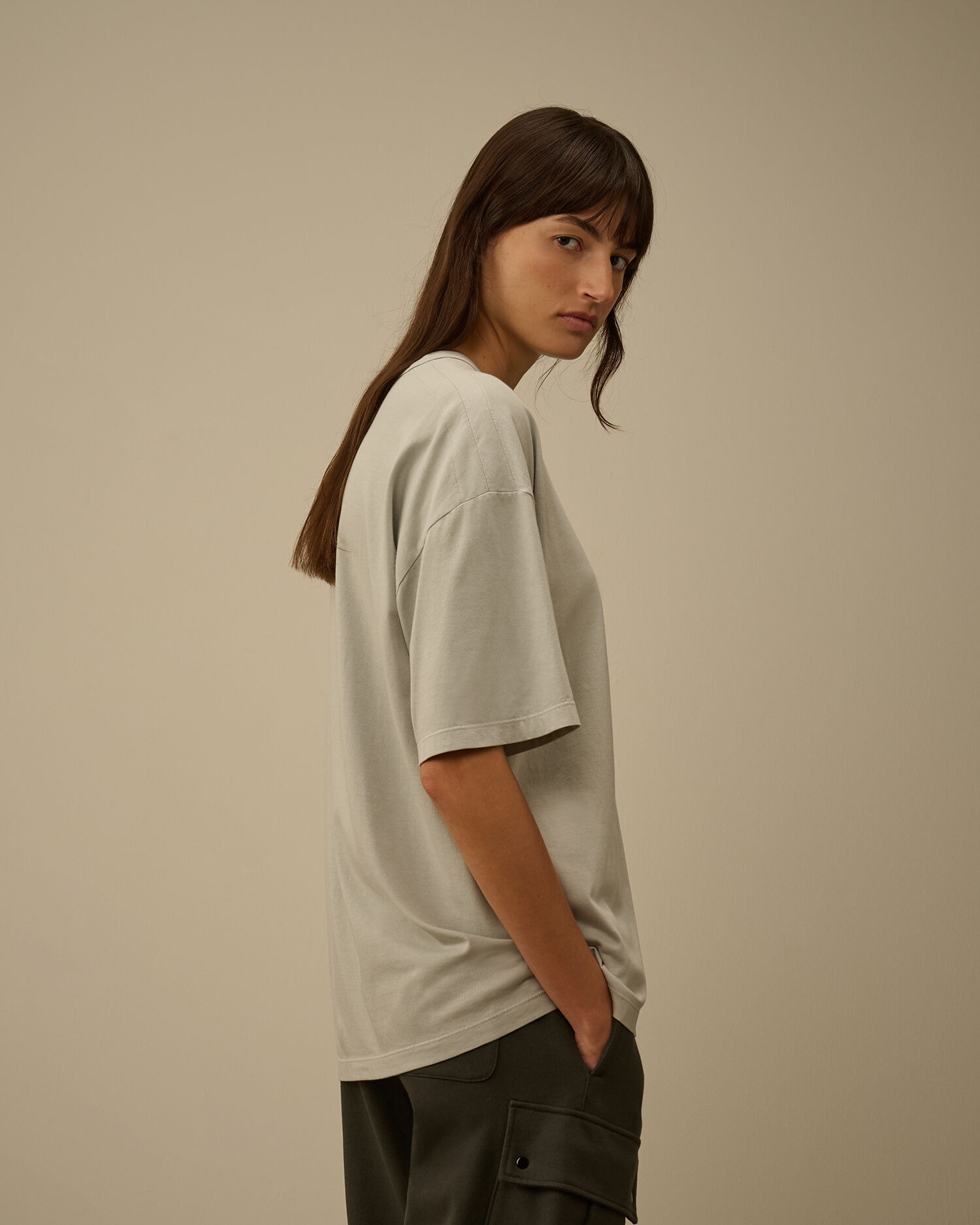 20/1 Jersey Short Sleeve Boxy Chest Pocket T-Shirt - 5