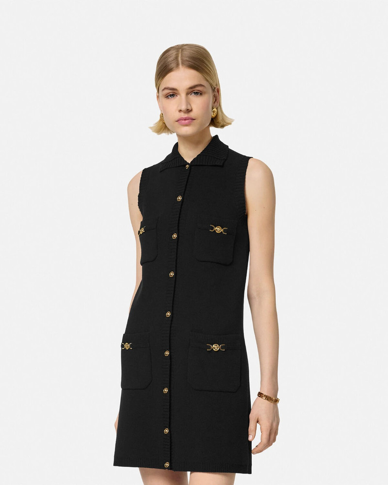 Cashmere-Blend Shift Knit Mini Dress 4