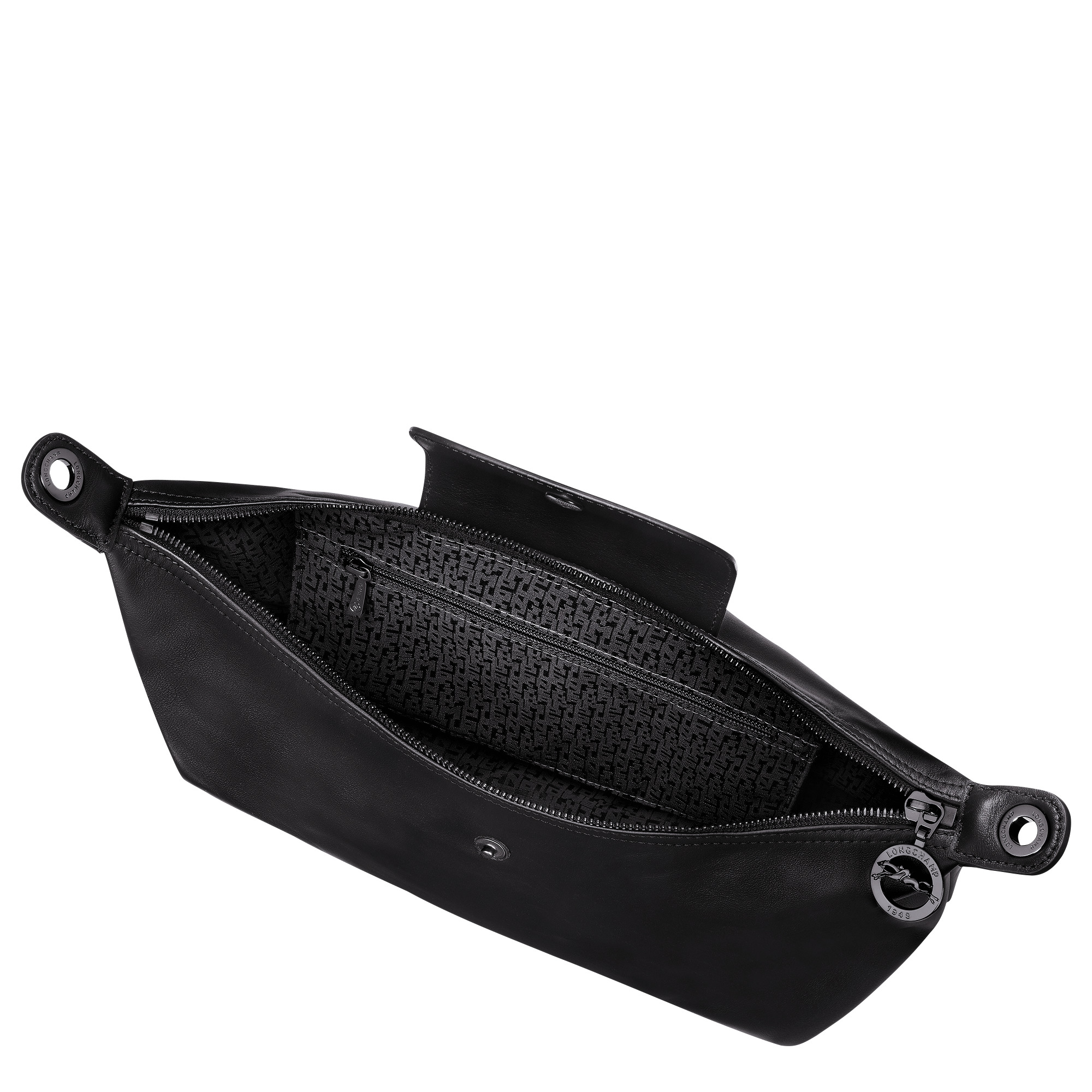 Le Pliage Xtra M Hobo bag Black - Leather - 5