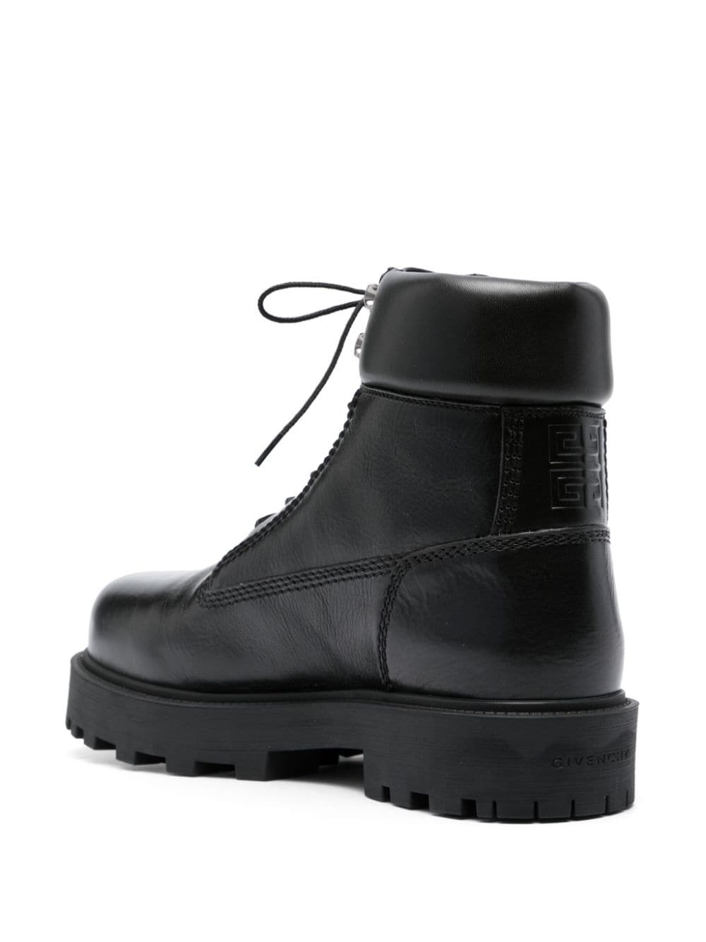 Show 4G-motif ankle leather boots - 3