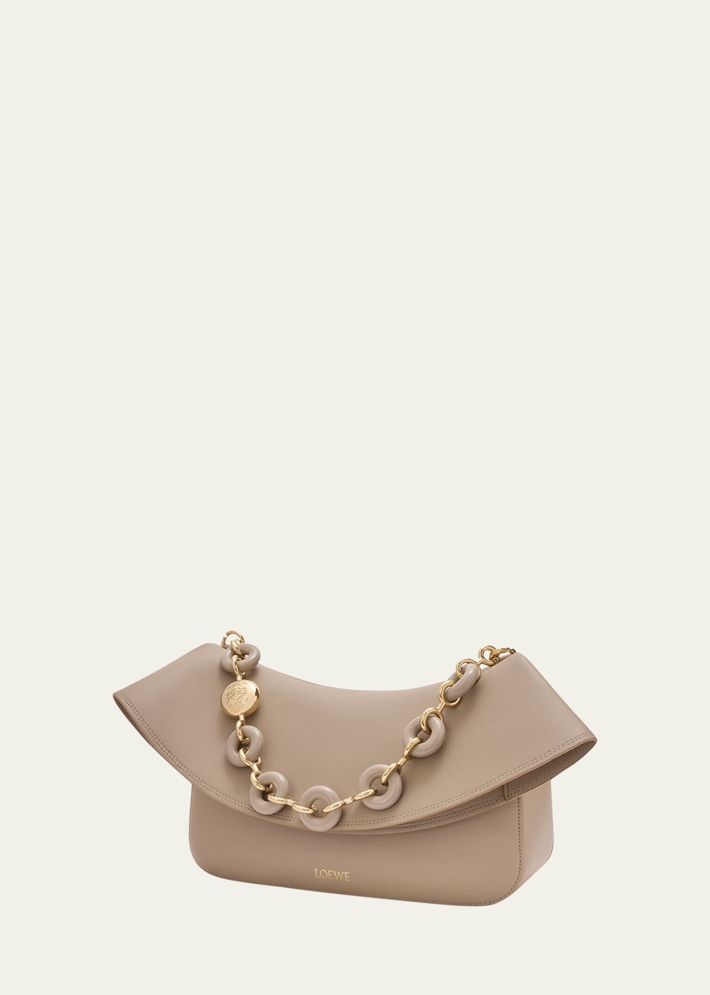 Ola Medium Shoulder Bag in Calfskin Leather - 3