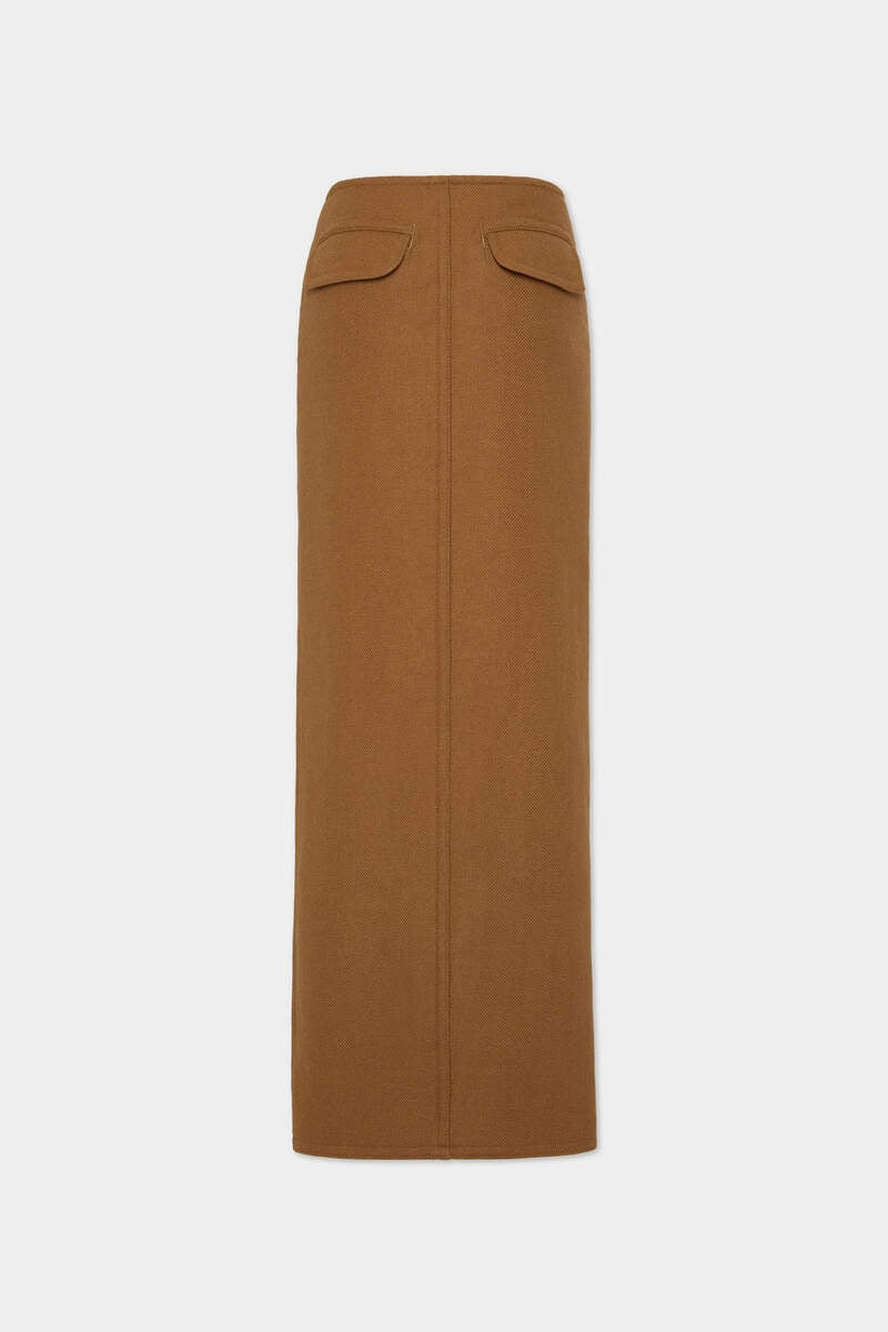 PEACOAT LONG SKIRT - 2
