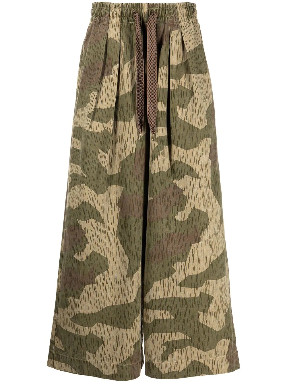 Camo Rude Buggy wide-leg trousers - 1