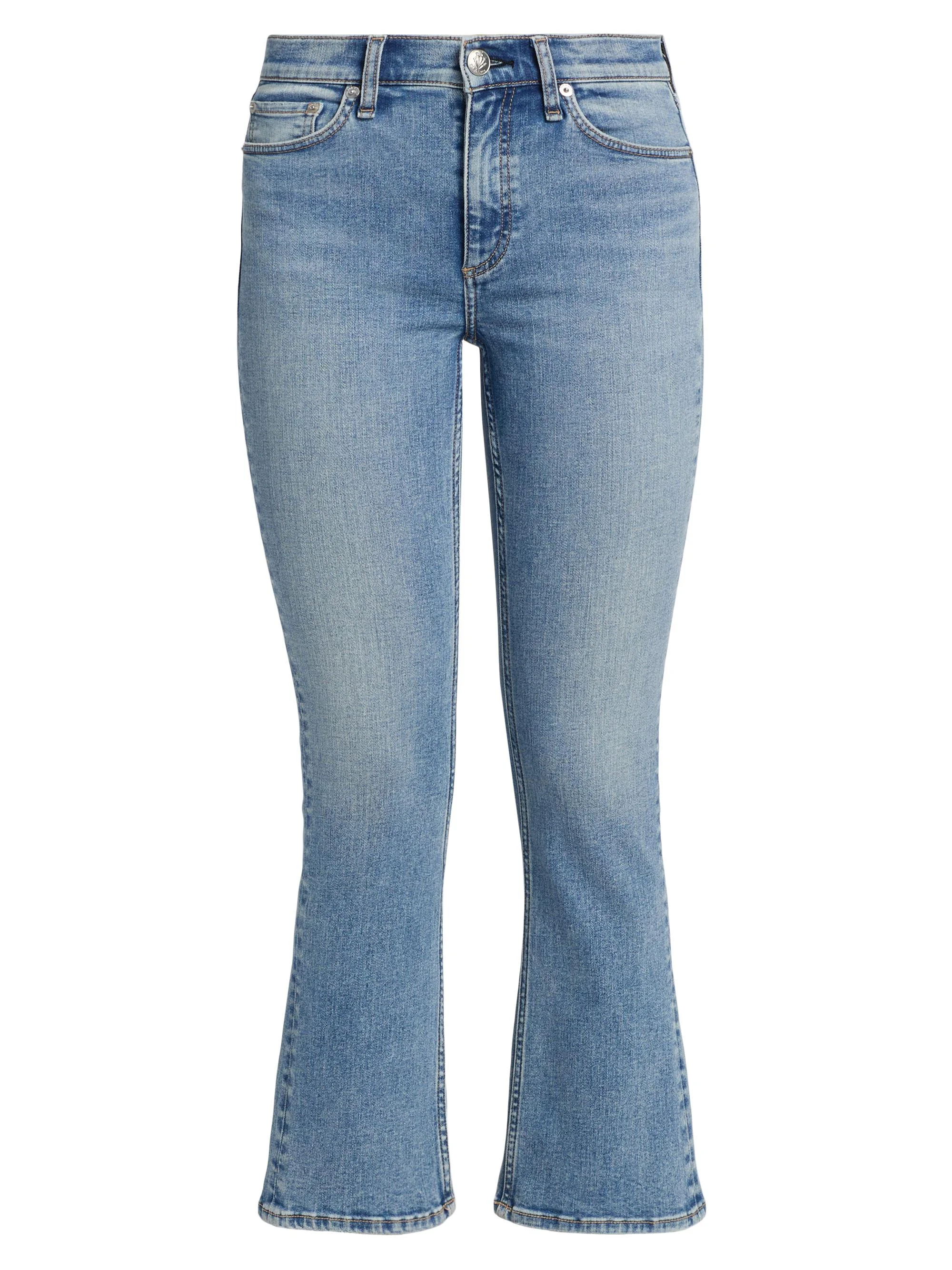 Women's Flexi Peyton Cotton-Blend Kick-Flare Jeans - Tansy - 1