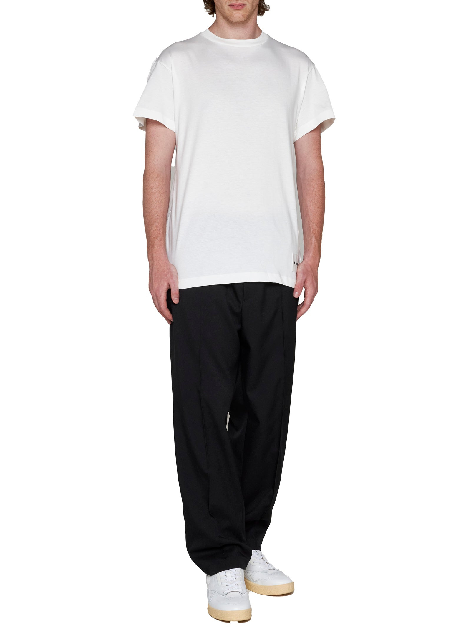 Jil Sander Men Set Of 3 Cotton Jersey T-Shirts - 4