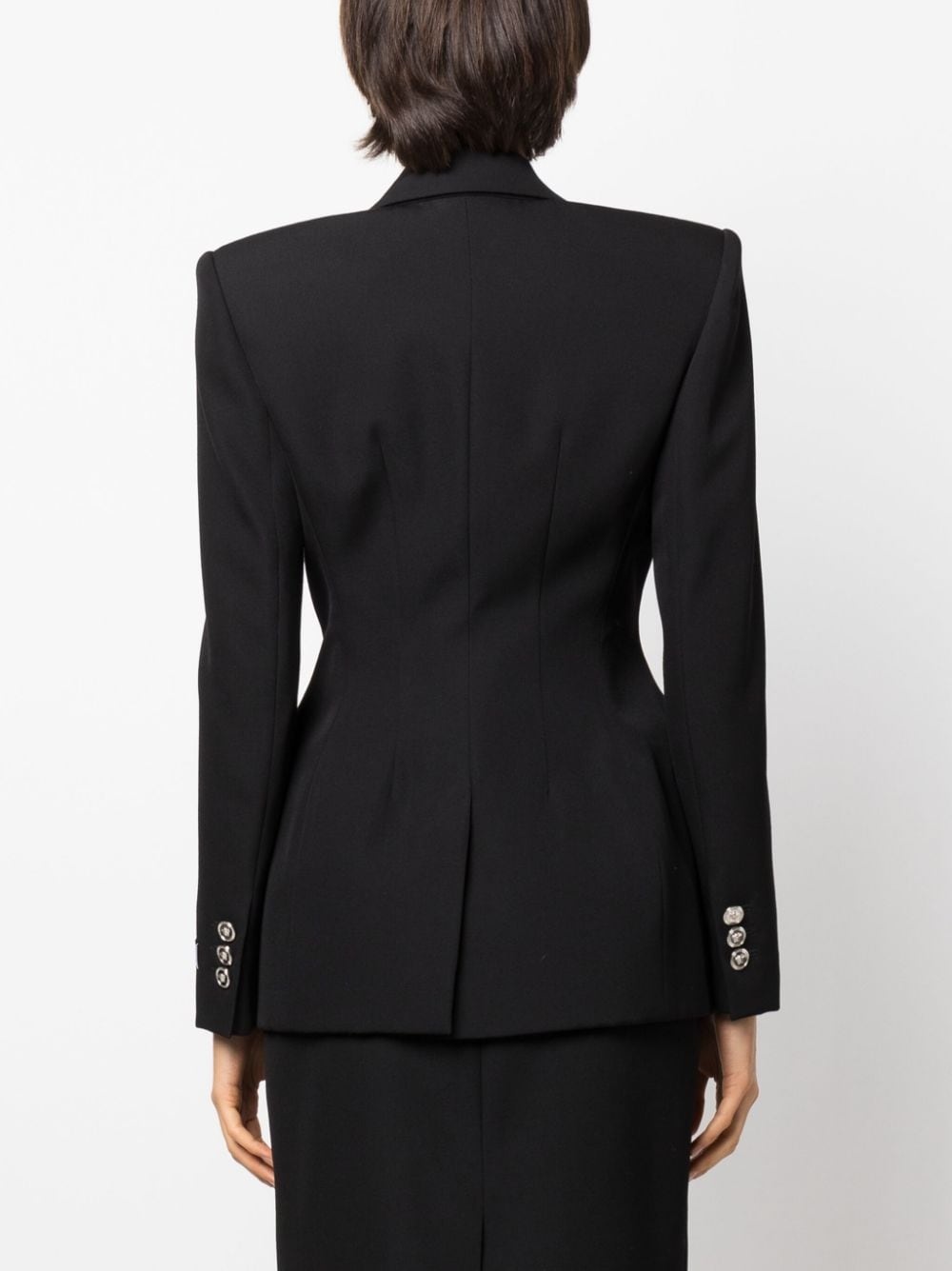 grain-de-poudre wool blazer - 4