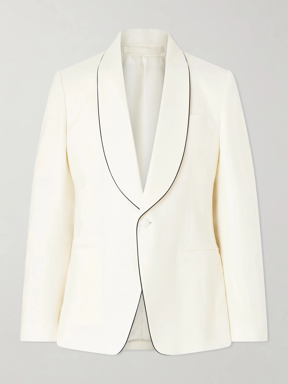 Soirée Virgin Wool-Blend Tuxedo Jacket - 1