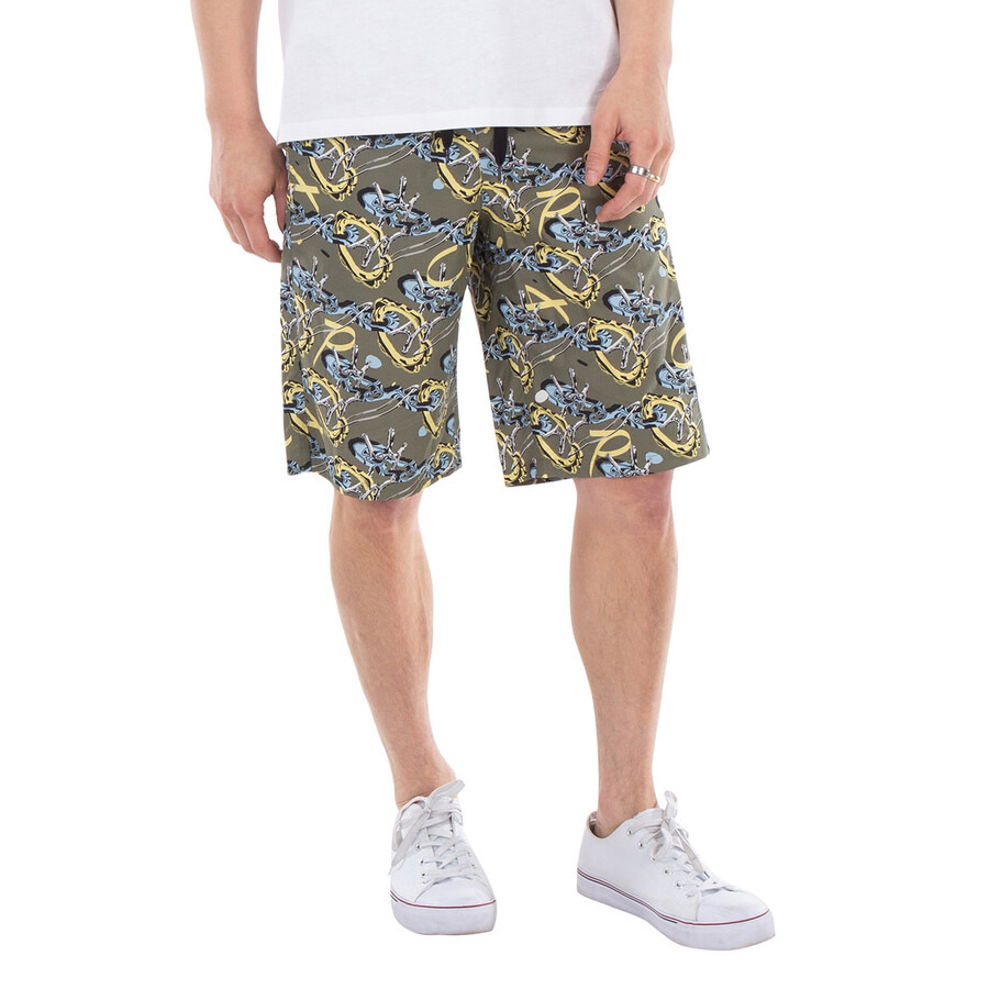 A.P.C. Graphic-Print Vince Cotton Shorts - 4