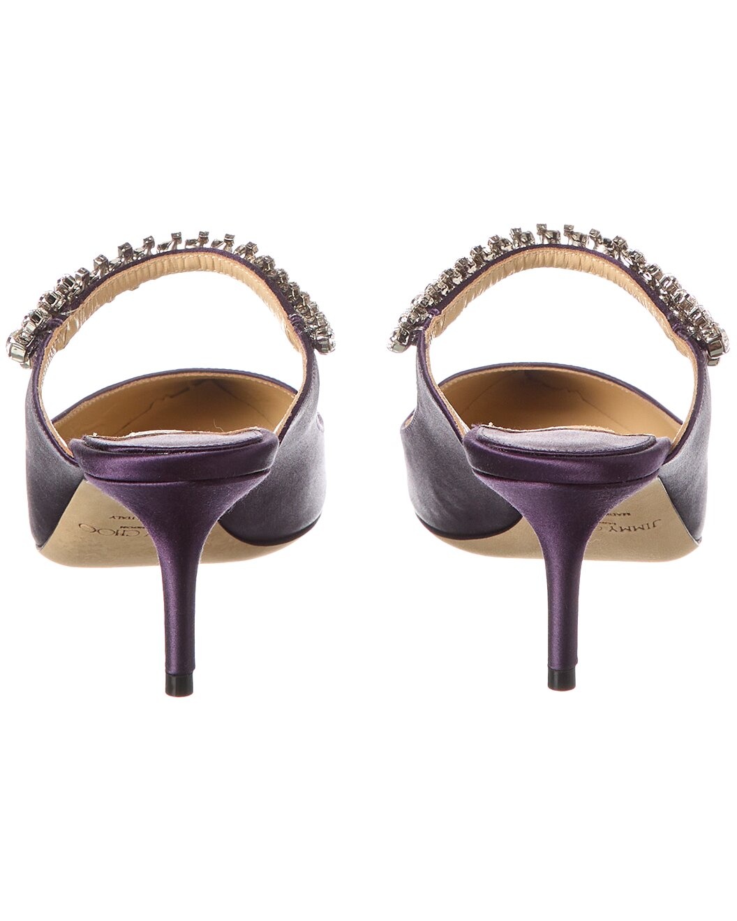 Jimmy Choo Bing 65 Satin Mule (Authentic Pre-Loved) - 3