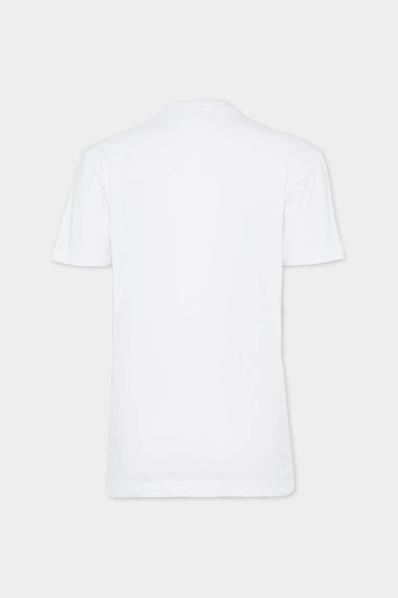 DSQUARED2 SUPER NEGATIVE DYED JUST RIGHT FIT BORN TO BE WILD T-SHIRT outlook