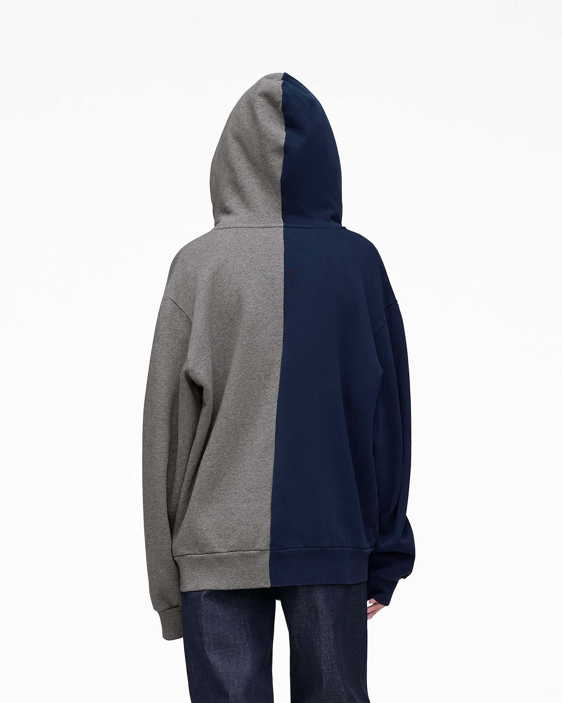 THE A.P.C. X MARC JACOBS SPLIT CREST ZIP-UP HOODIE - 4