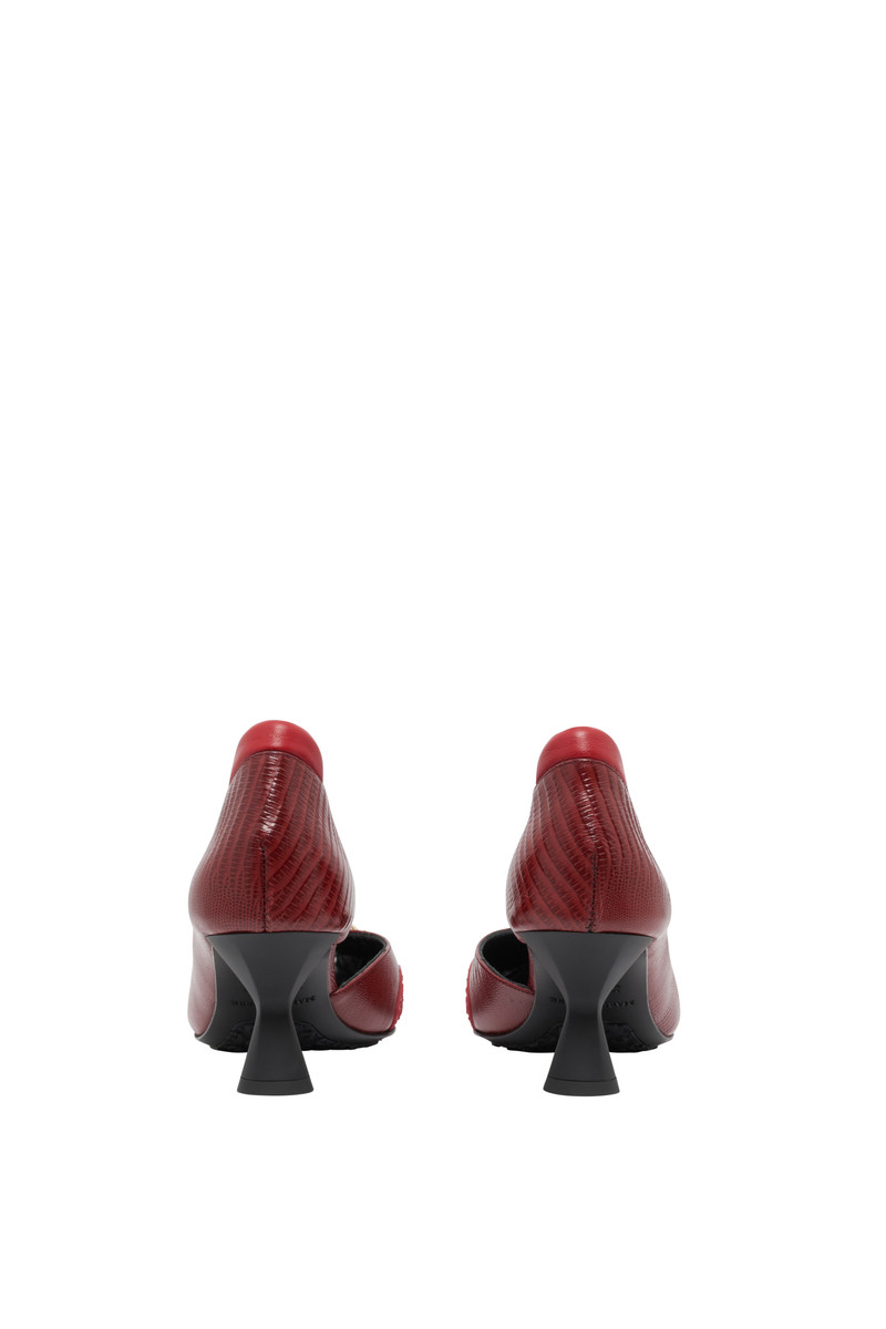Marine Serre Lizard Printed Leather Ms Pump outlook
