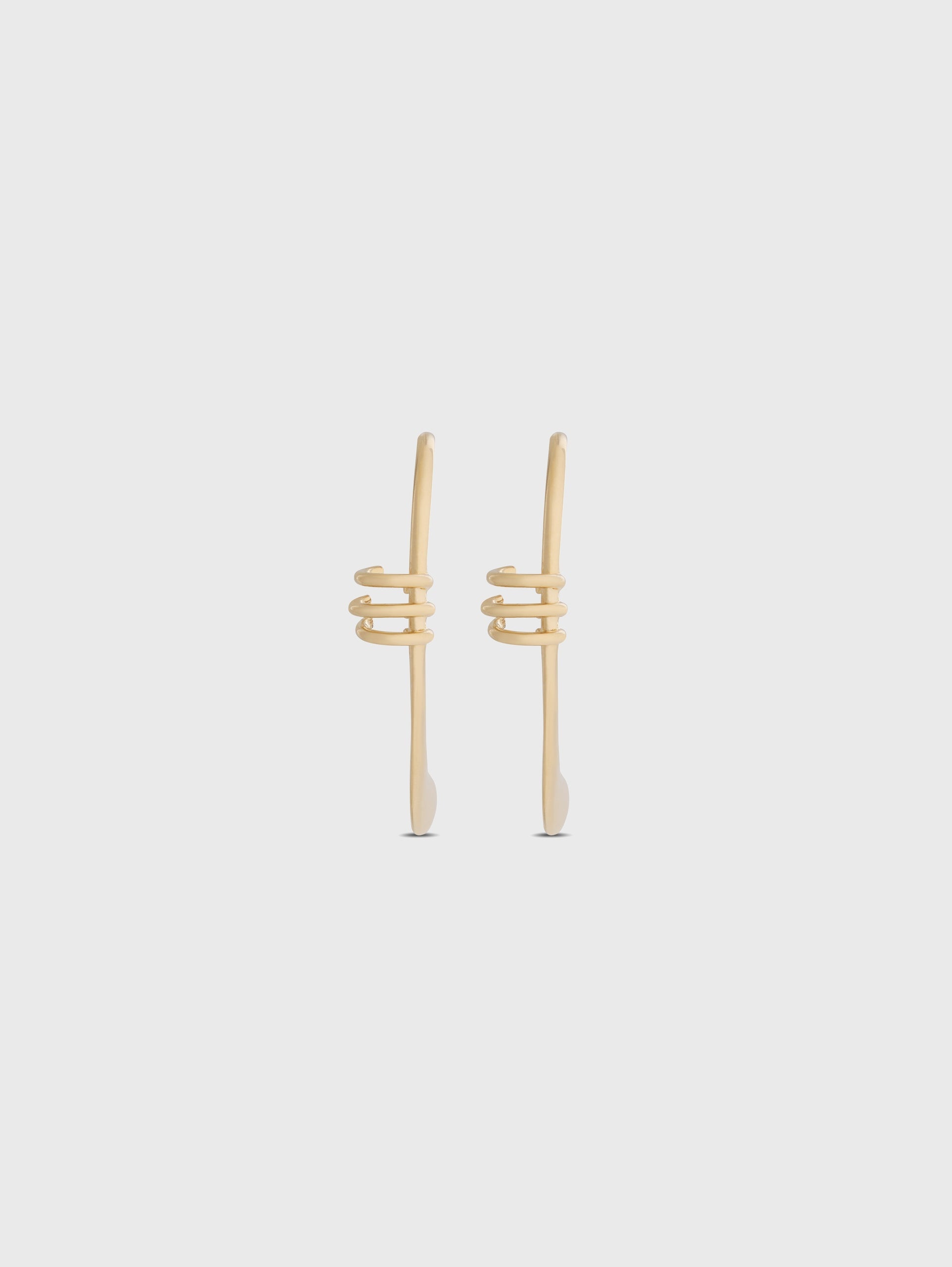 GOLD MONO EARRING - 4