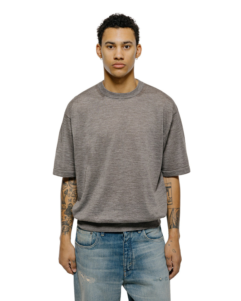BATONER Choma Crew Neck S/S Greige outlook