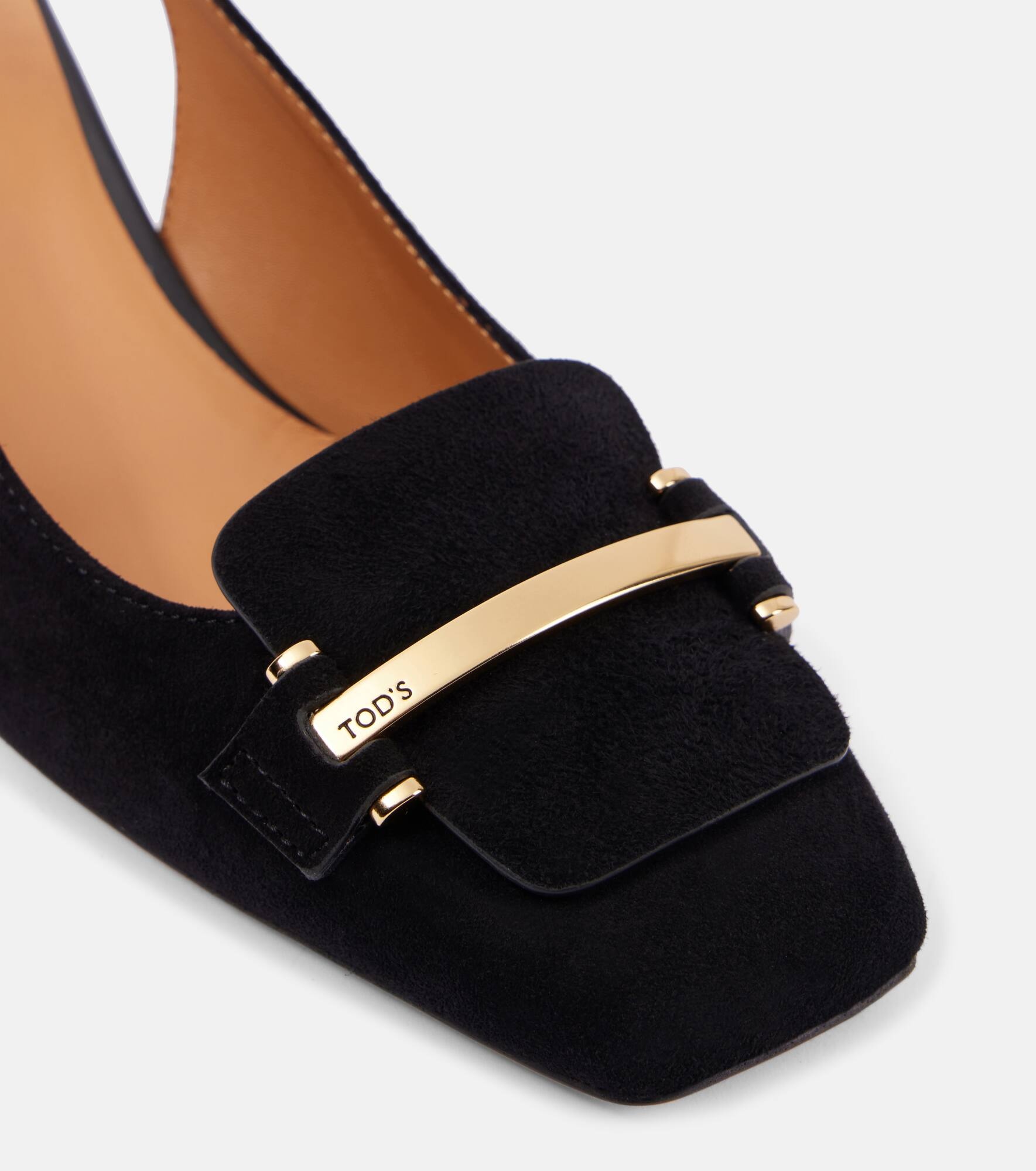 50 suede slingback pumps - 5